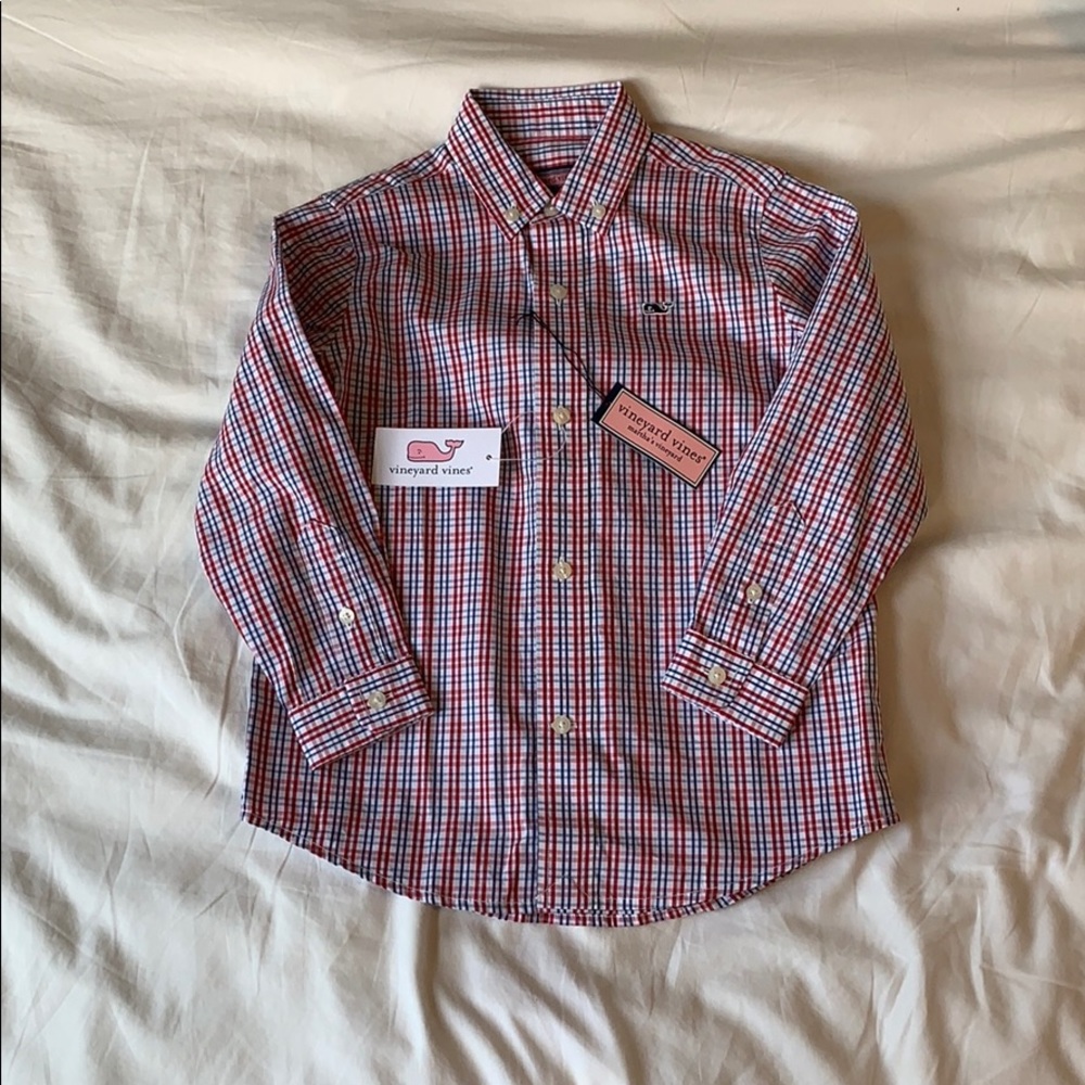 vineyard vines whale shirt red white and blue